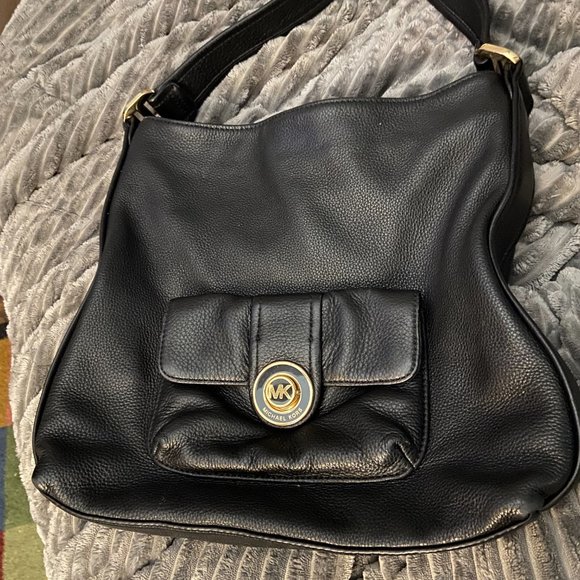Michael Kors Lillie black large shoulder bag|30T9G0LE3L001 Michael Kors Large shoulder bag, Black